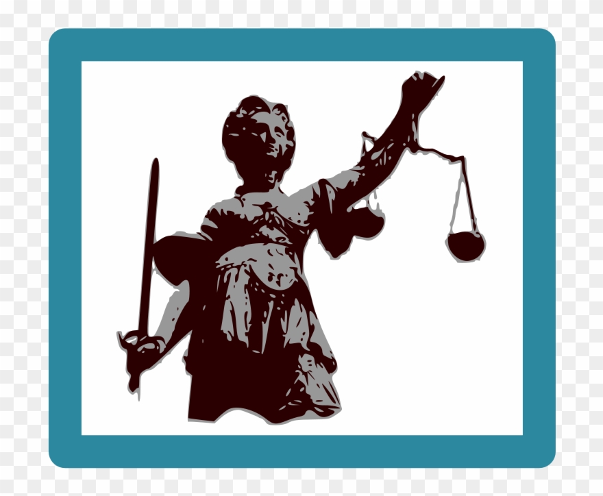 Lady Of Justice On Gold Tote Bag Clipart