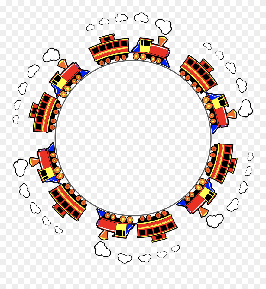 All Photo Png Clipart - Frame Train Transparent Png