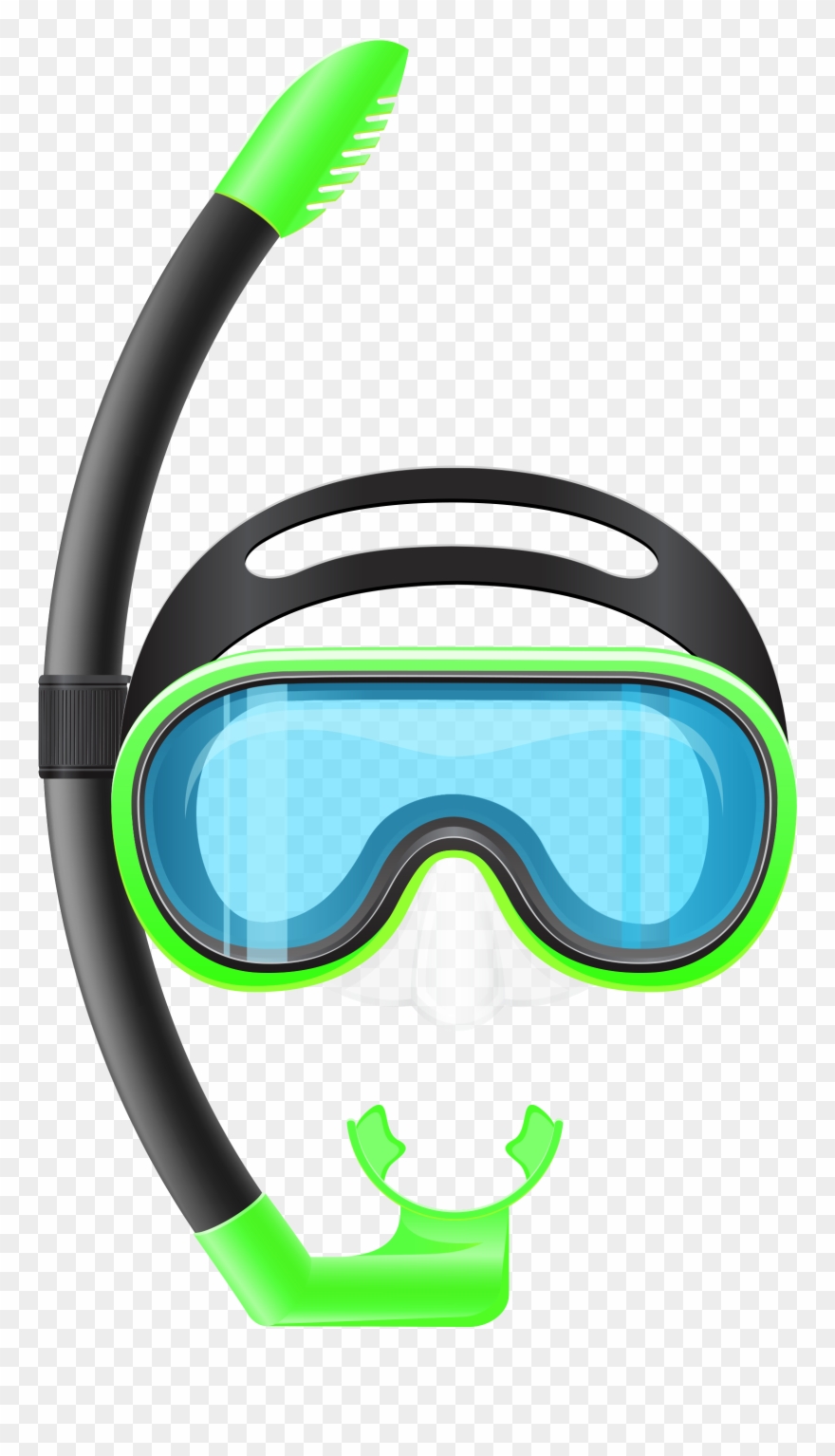 Transparent Snorkel Mask Clipart M=1432230125 - Scuba Diving Snorkel Png