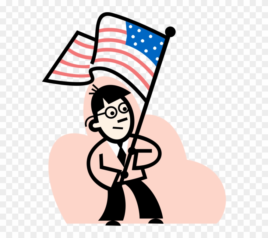 Waves American Flag Image Png Black And White Library - People Shaking Hands Clip Art Transparent Png