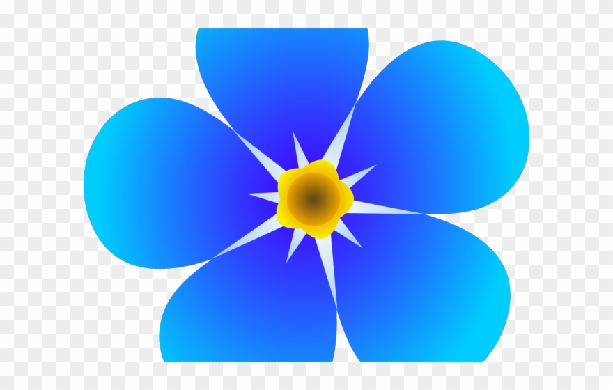 Forget Me Not Clipart Single - Forget Me Not Dementia - Png Download