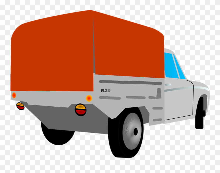 Free Syrena R20 - Truck Clip Art - Png Download