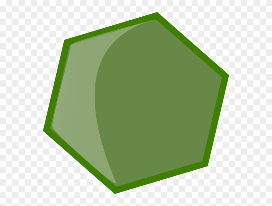 Hexagon Green Clip Art At - Hexagon Green - Png Download