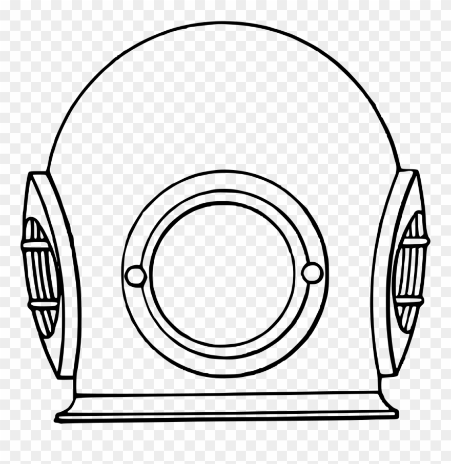 Diving Helmet Underwater Diving Scuba Diving Professional - Casco De Buzo Png Clipart