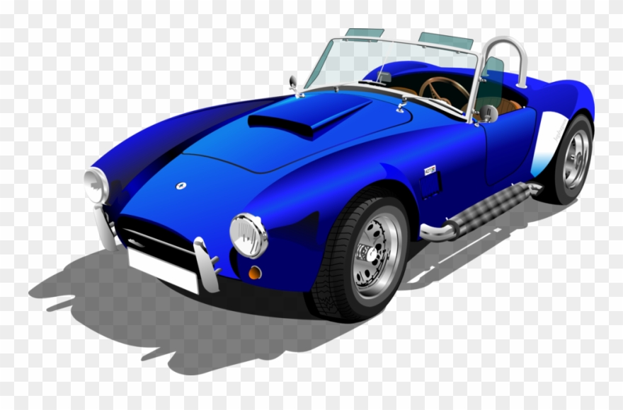 Public Domain Clip Art Image Blue Shelby Cobra Id - Sport Cars Clip Art - Png Download
