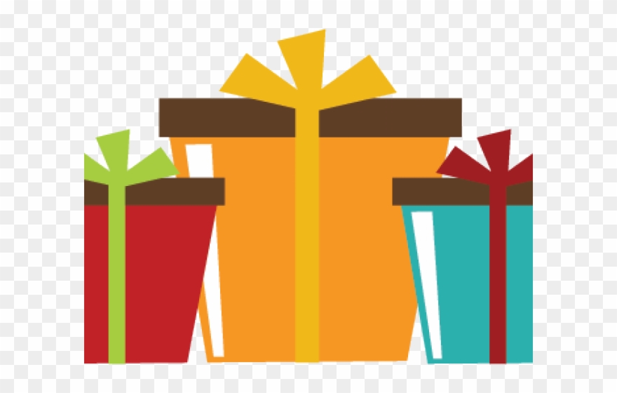 Birthday Present Clipart Row Presents - Birthday - Png Download