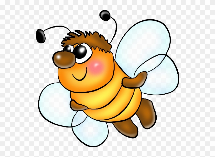 Funny Png Format Cartoon Clip Art Honey - Cartoon Insects Png Transparent Png