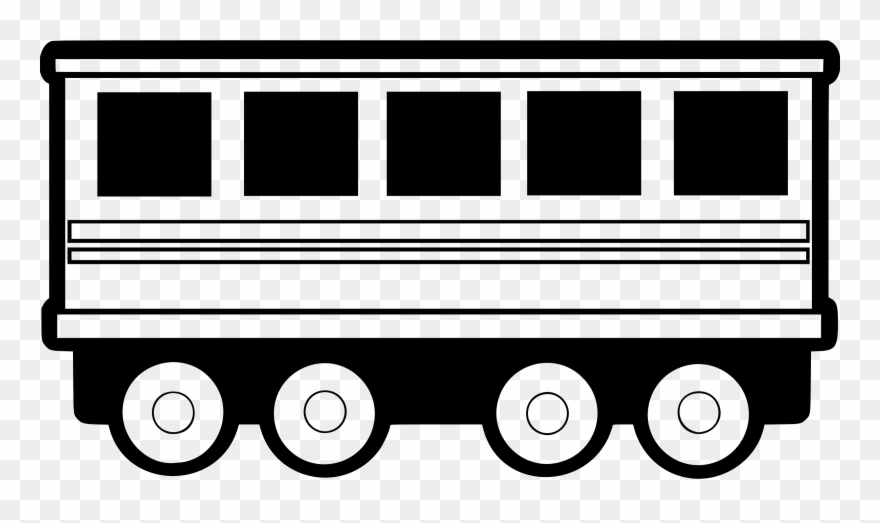 Rail Transport Passenger Car Train Steam Locomotive - Passenger Car Train Clipart - Png Download