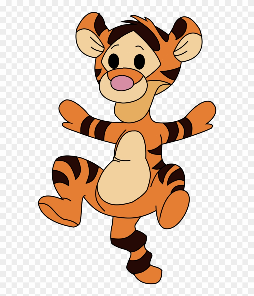Tigger, Winnie The Pooh, Clip Art, January, Pooh Bear, - Baby Tigger From Winnie - Png Download