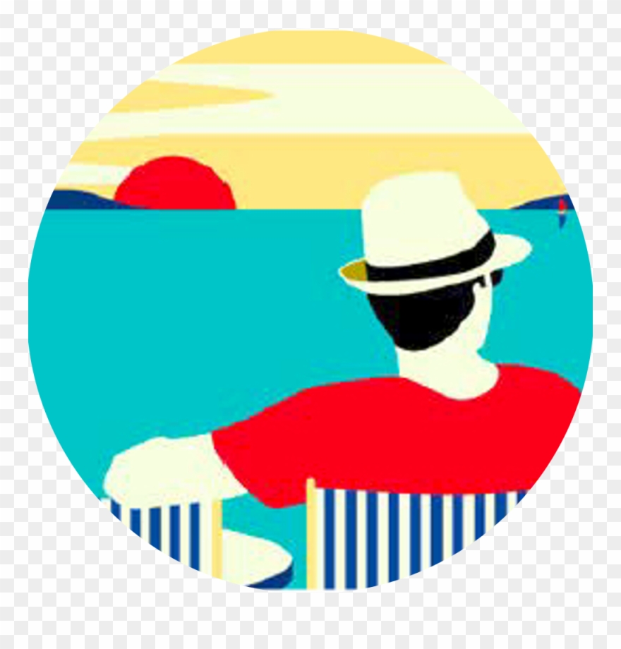 Discovery Ticket - Illustration Beach Malika Favre Clipart