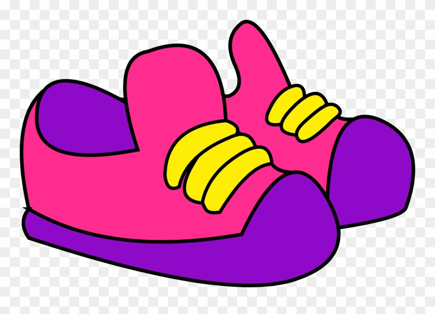 Animated Clipart Shoes - Shoes Clip Art Black And White - Png Download
