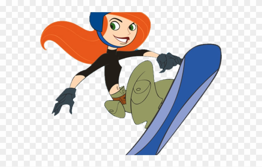 Snowboard Clipart Disney - Kim Possible - Png Download
