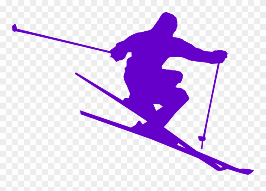 Alpine Skiing Downhill Snowboard Resort Free Commercial - Skier Vector Clipart
