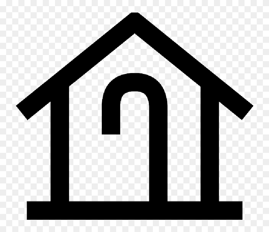 Japanese Map Symbol - 老人 ホーム 地図 記号 Clipart