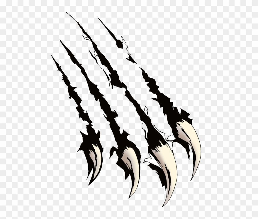 Claw Scratch Logo - Platinum Tips + Ice Cream Clipart