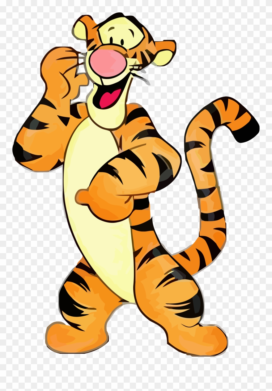 Tiiger Clipart Wild Tiger - Tigger Clipart Png Transparent Png