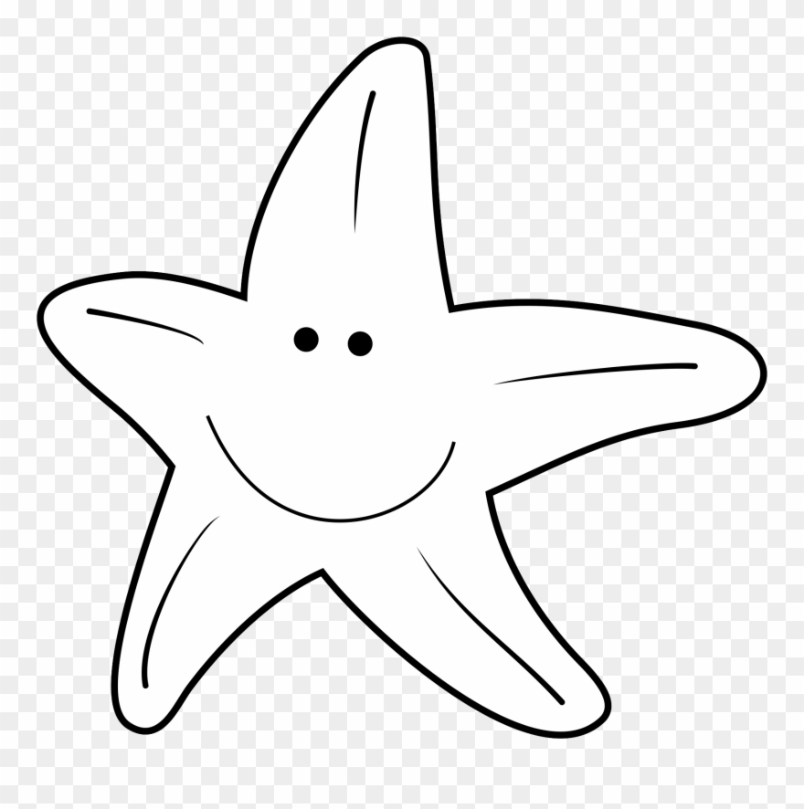 Sea Animals Cute Clip Art Freebies Contains 8 Images - Cute Sea Animal Clipart Black And White - Png Download