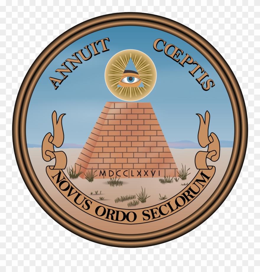 Reverse Of The Great Seal Clipart