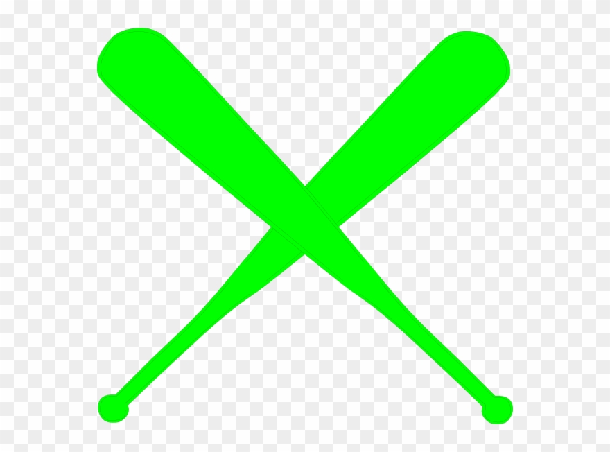 Softball Bat Cliparts - Clip Art - Png Download