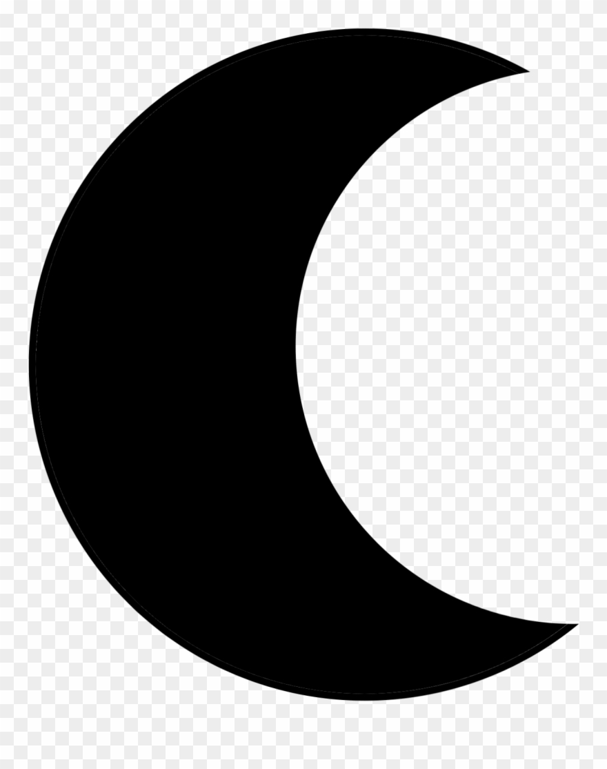 Moon Shape Png Picture Library Download - Crescent Shape Clipart