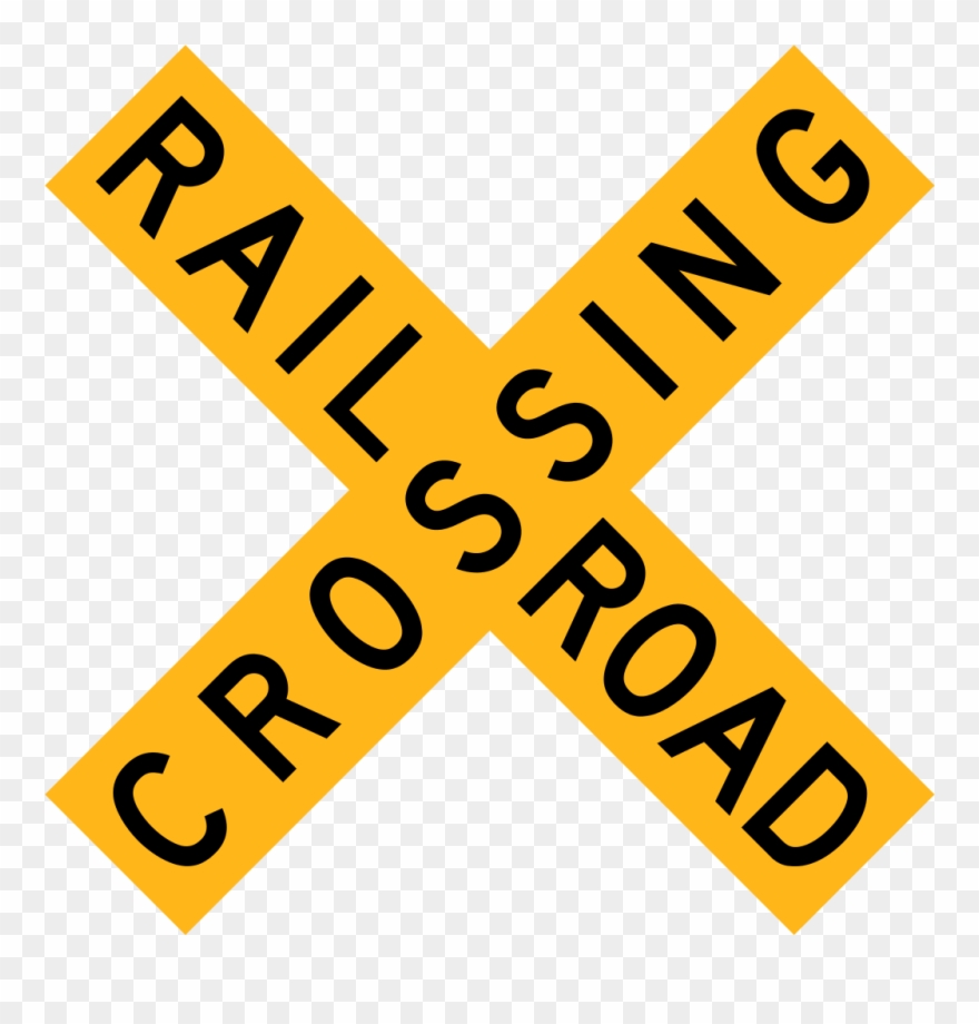Freeuse Stock Road Crossing Beautiful Set Icons With - Rail Road Sign Clipart