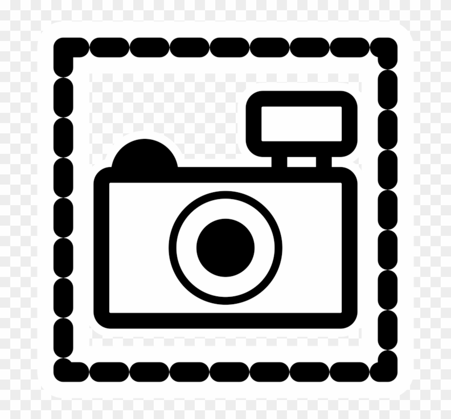 Camera Computer Icons Drawing Black And White - Eraser Tool Of Computer Clipart