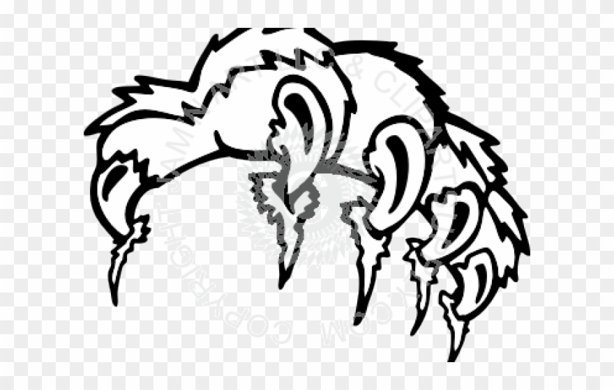 Tiiger Clipart Tiger Claw - Tiger Paw With Claws - Png Download