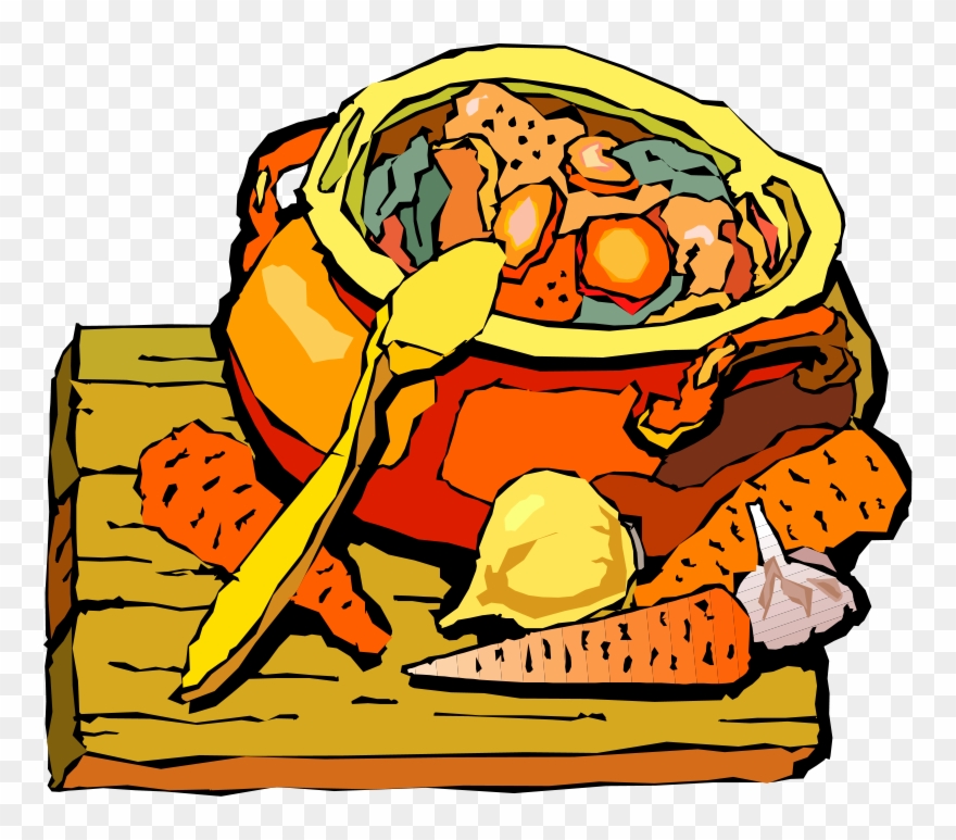 Vegetable Soup Clipart - Soup Clip Art - Png Download