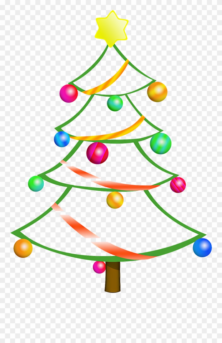 Christmas ~ Freehristmaslip Art Images Religiouschristmas - Simple Christmas Tree Clip Art - Png Download