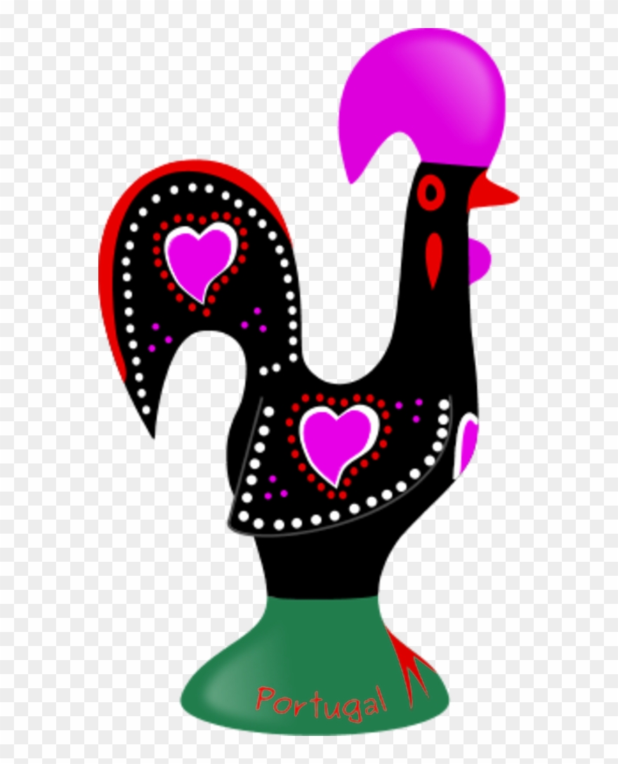 Vector Clip Art - Rooster Of Barcelos - Png Download
