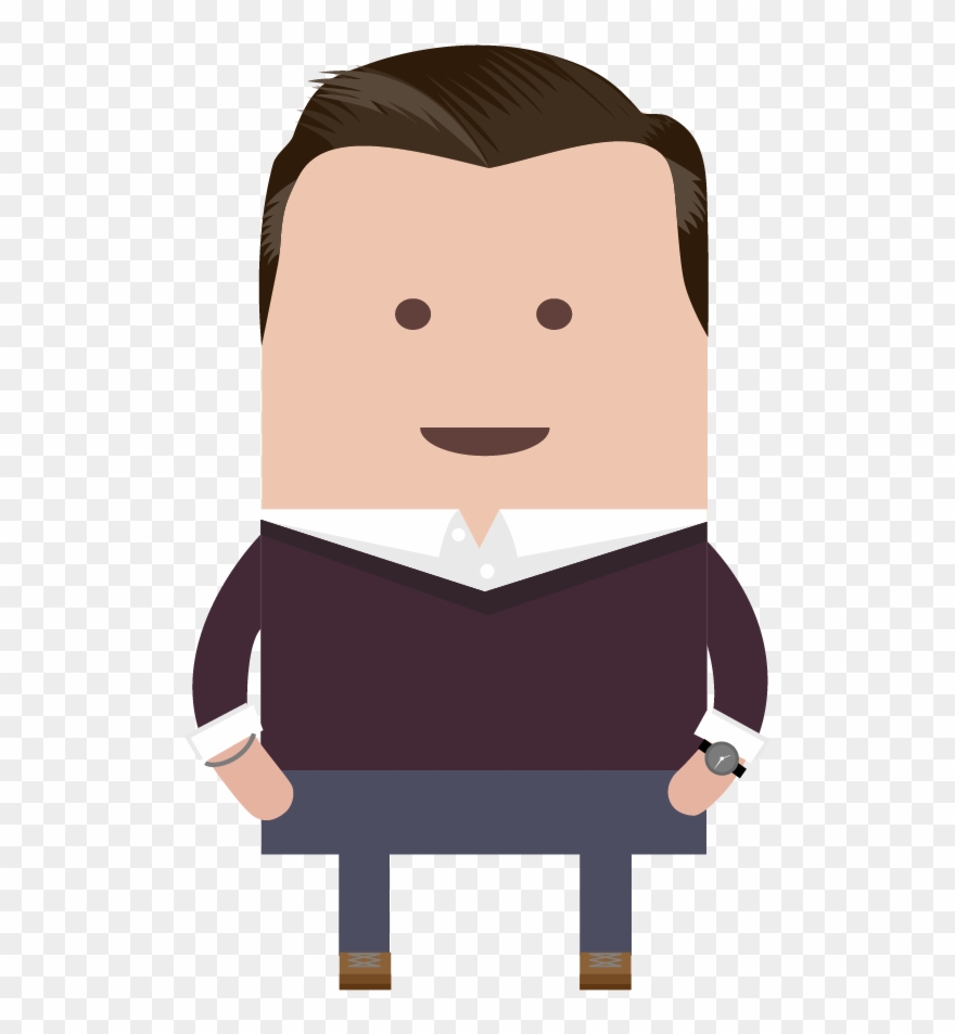 Professional Clipart Marketing Director - Cartoon - Png Download