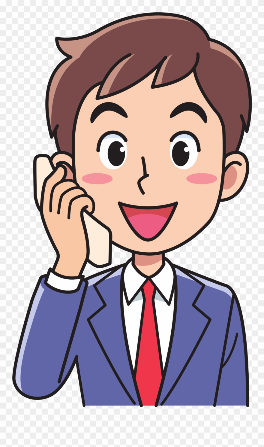 Vector Library Cilpart Fancy Design Business Man Using - Clip Art Strong Person - Png Download