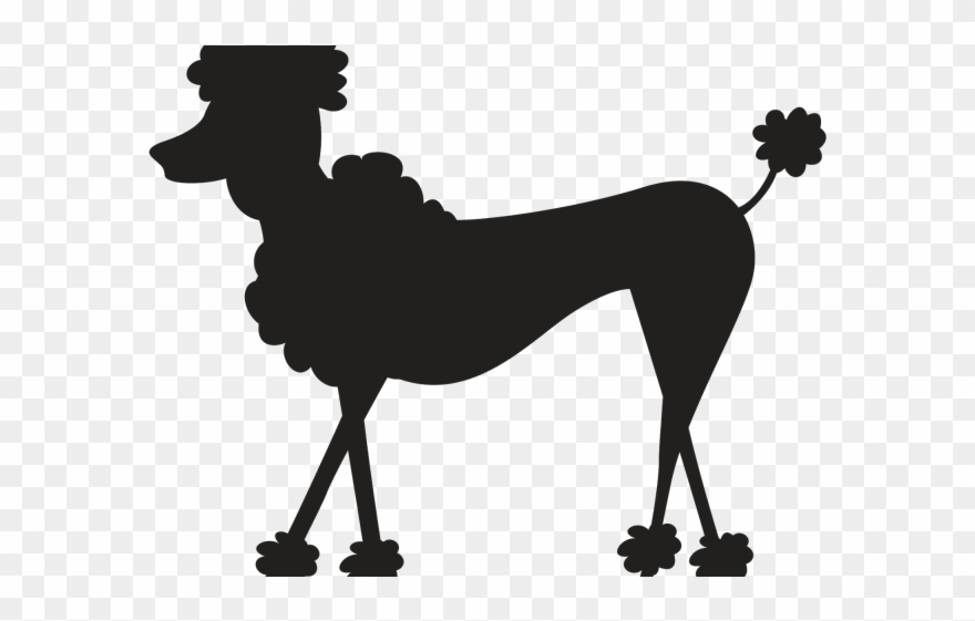 Paris Clipart Paris Poodle - Silueta De Perro De Paris - Png Download