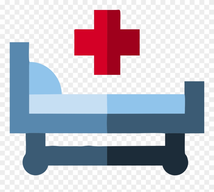 Healthcare Clipart Health Center - Medical Bed Icon - Png Download