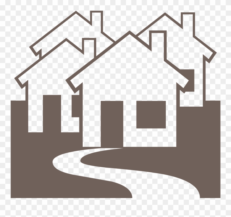 Suburb Png - Real Estate Silhouette Clipart