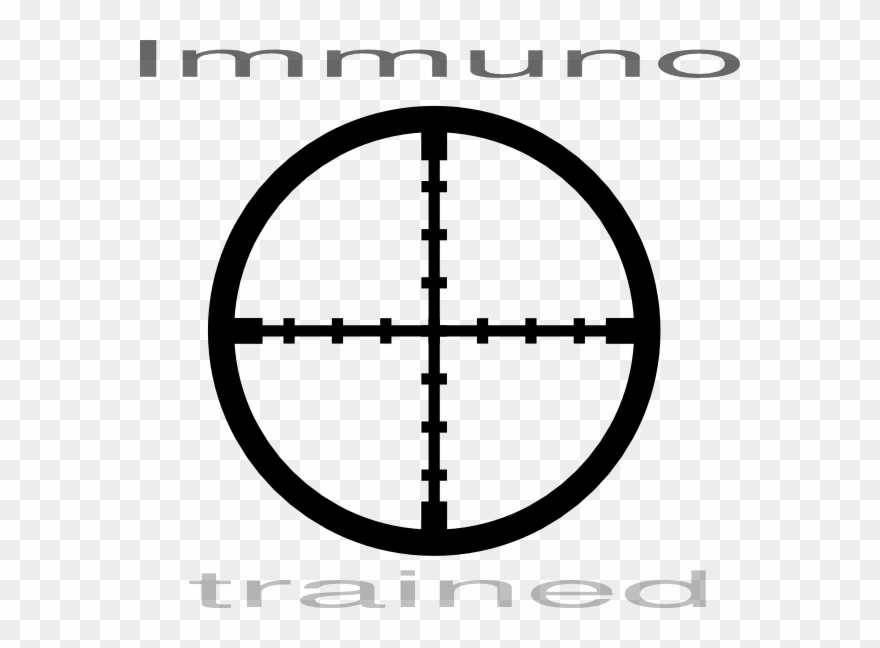 Trained Cliparts - Laser Tag Target Clipart - Png Download