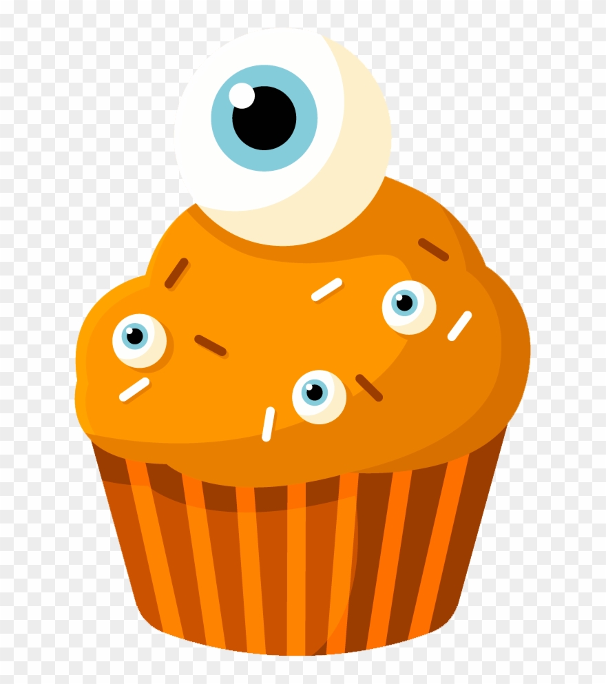 Image For Cupcakes Halloween 20 Clip Art - Cake - Png Download