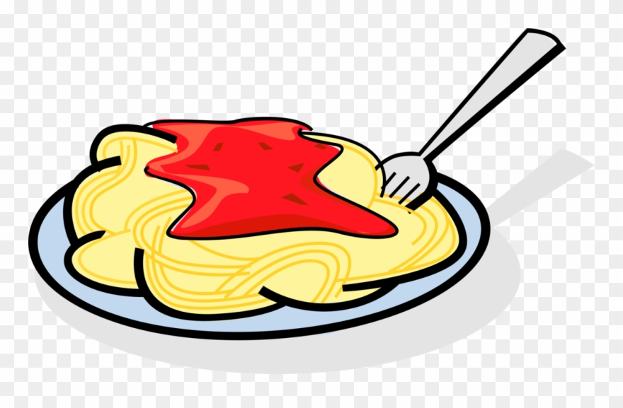 Pasta Clipart Spaghetti Fork - Transparent Background Spaghetti Clipart - Png Download