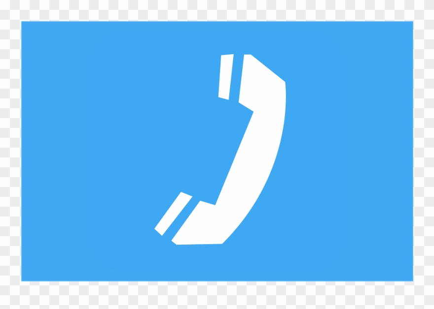 Telephone Clipart Sign - Icon - Png Download