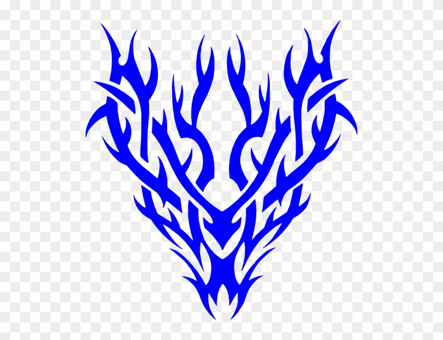 Tribal Blue Art Transparent Clipart