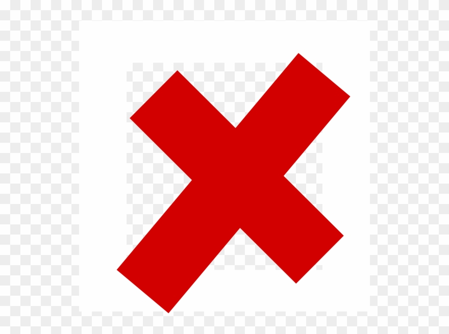 Clipart Box Cross - Red Cross In A Box - Png Download