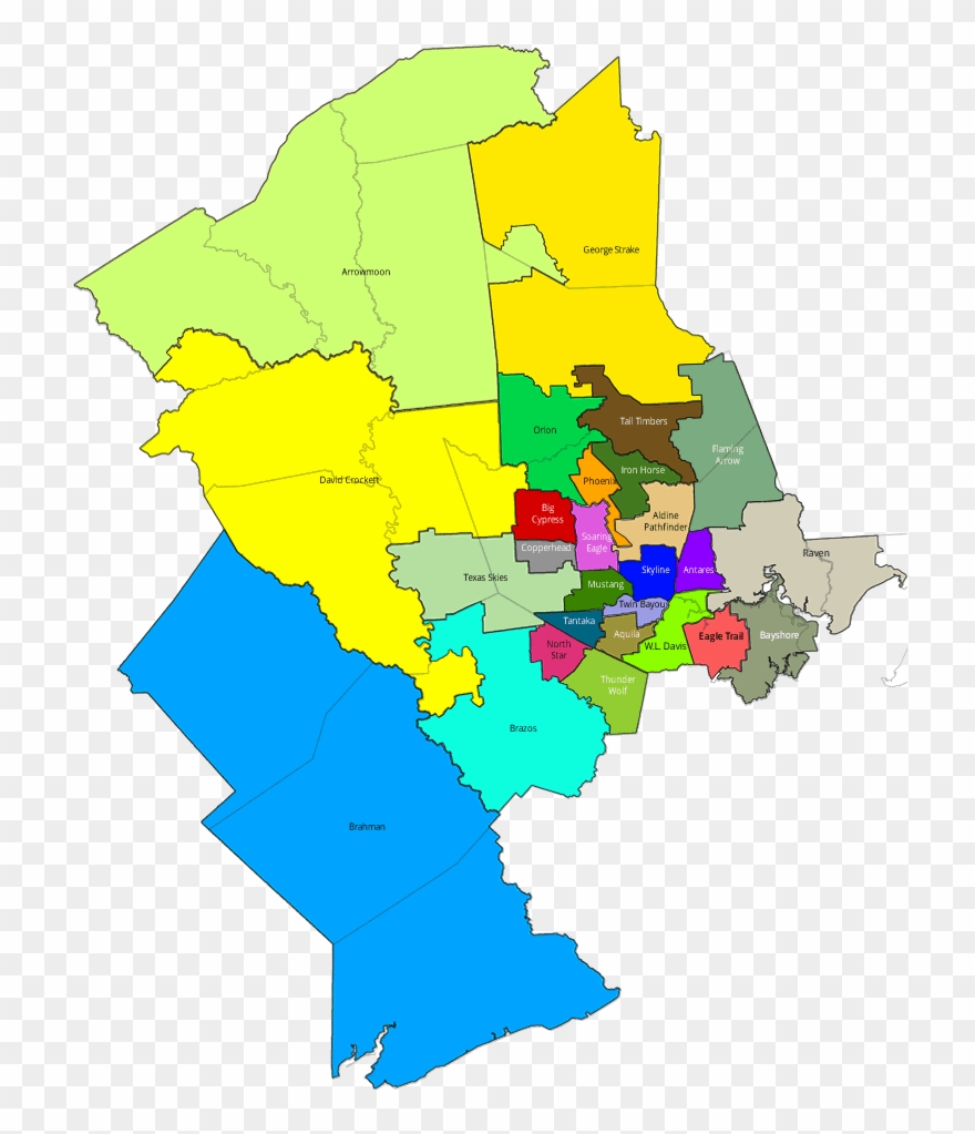 School Districts In Houston Map Map