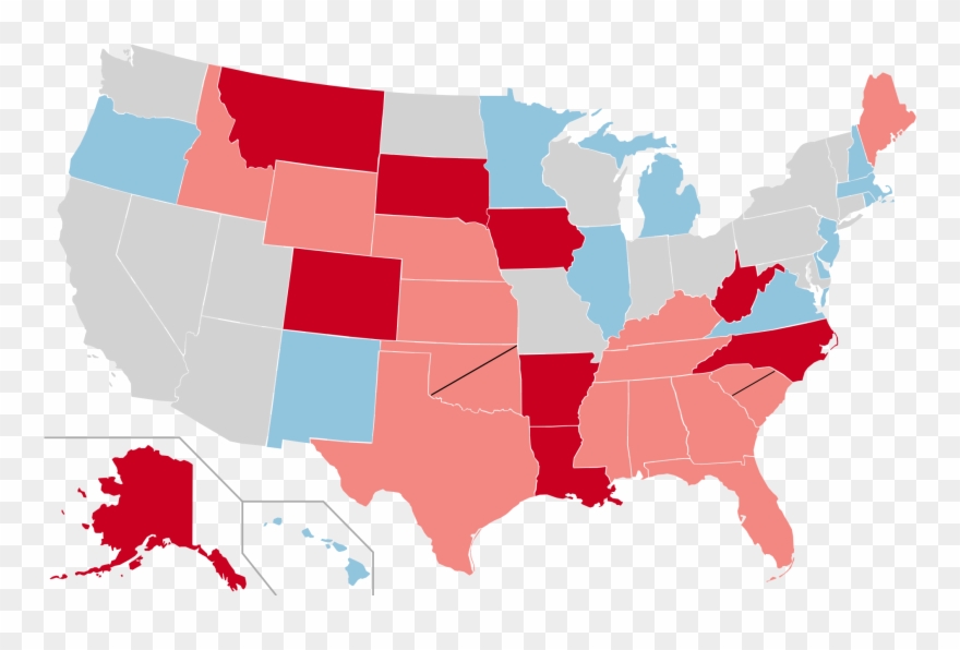 File2014 Senate Election Results Mapsvg Wikimedia Commons - Medicaid Expansion States Map 2018 Clipart
