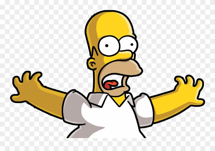 Download - Homer Simpson Transparent Background Clipart