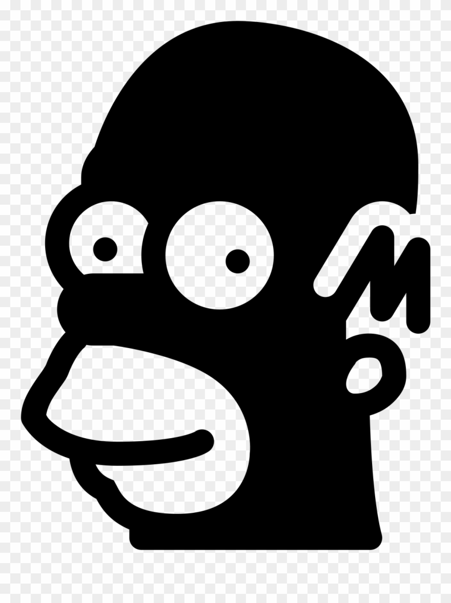 Homer Simpson Icon - Homer Simpson Pumpkin Stencils Clipart