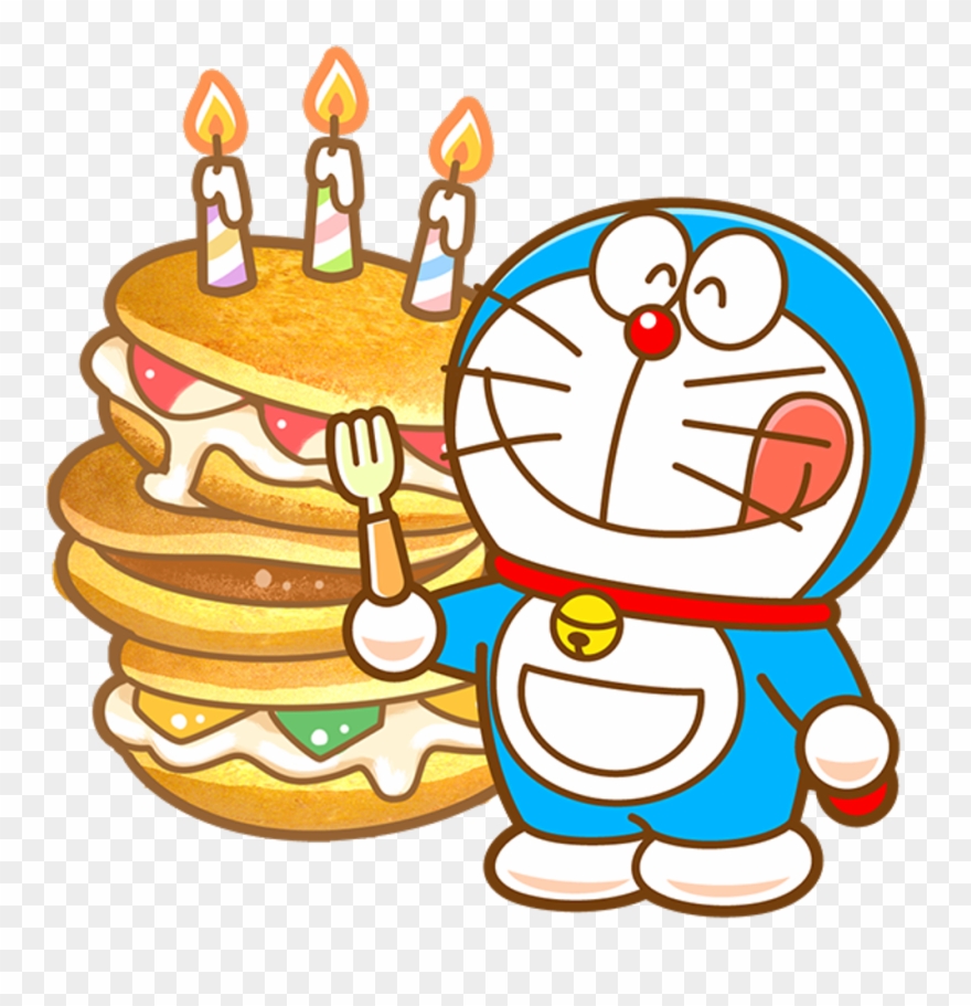 Doraemon Doraemon, Baby Drawing, Hello Kitty, Baby - Doraemon Happy Birthday Png Clipart