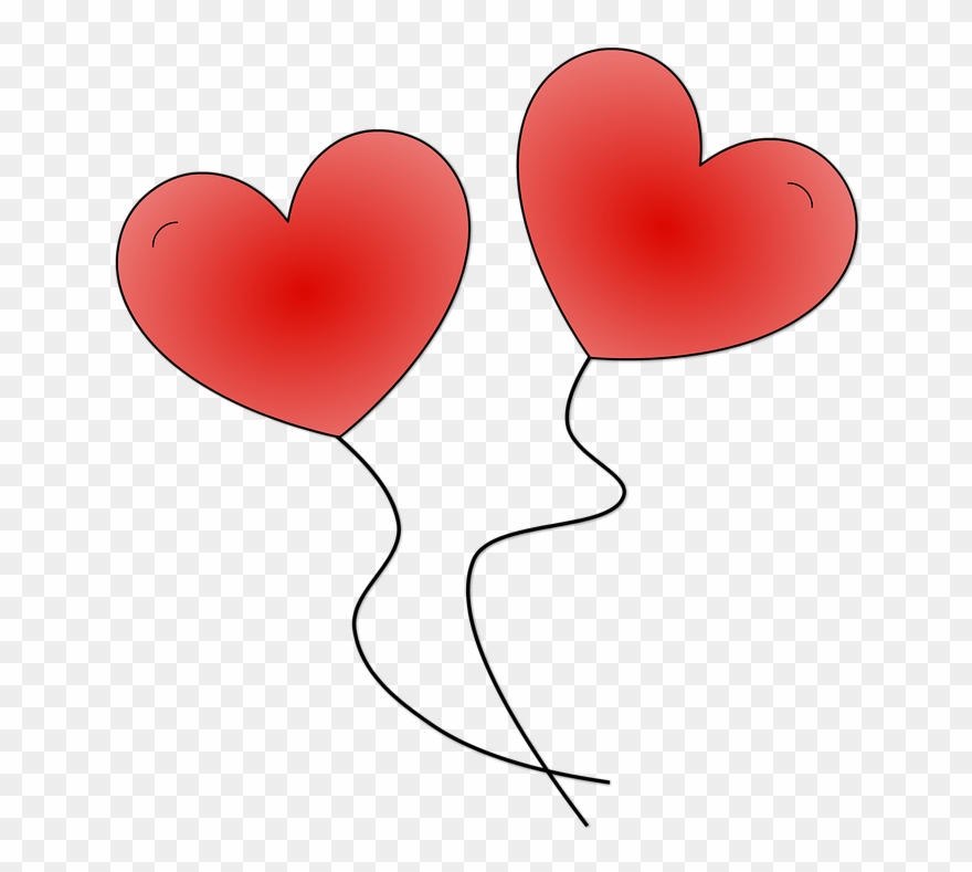Double Heart Images 12, Buy Clip Art - Globos De Corazones Png Transparent Png