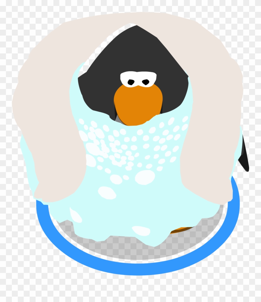 Icy Dress In-game - Club Penguin Gong Clipart