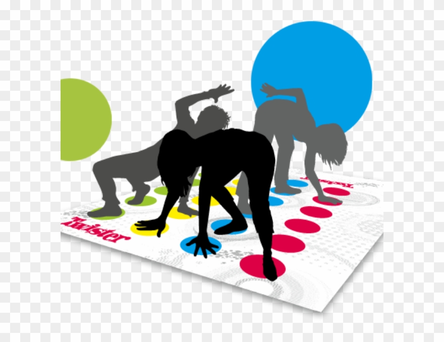 Why This Game Just A Reminder Tt A Couple Need To Adjust - Hasbro Twister Clipart