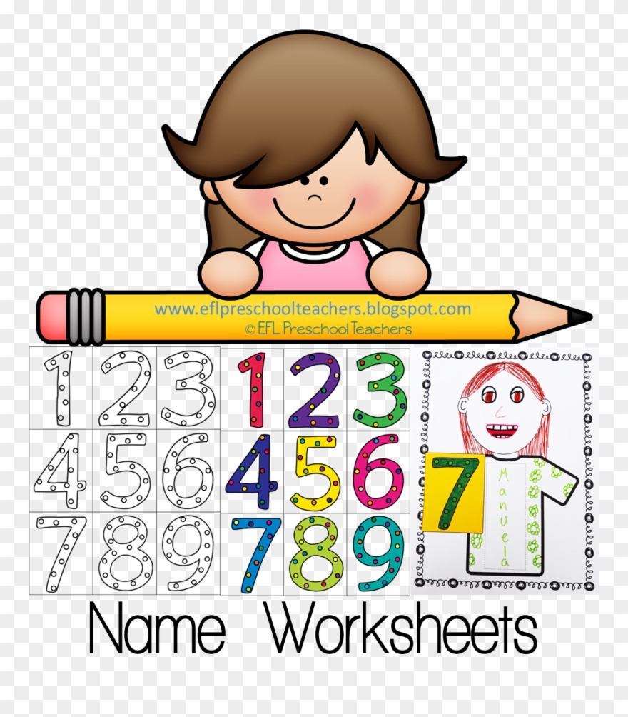 Names Can Be Written With A Crayon, A Pencil And Even - Teacher Clipart